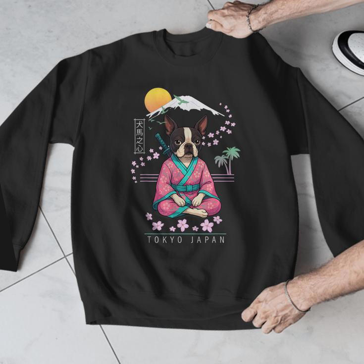 Boston Terrier Boston Bull Terrier Men Graphic Sweatshirt, funny design