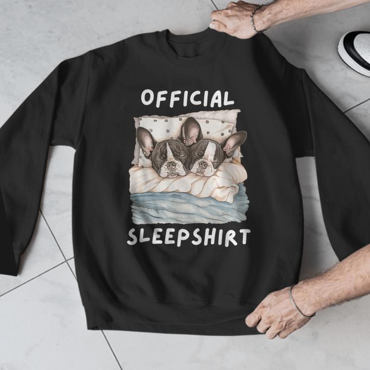 Boston Terrier Dog Official Sleepshirt Pajamas Nightgown Men Women Girls Kids Men Graphic Sweatshirt, funny design