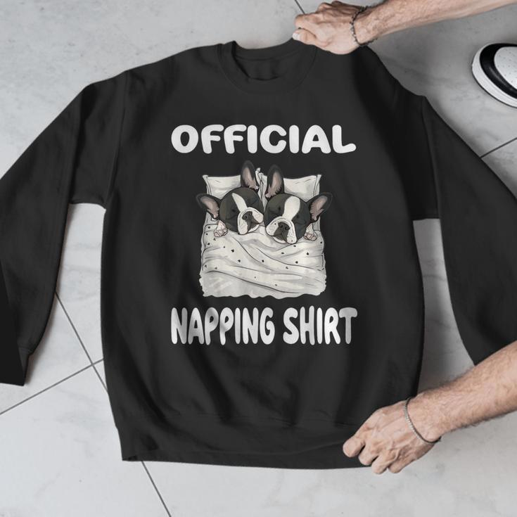 Boston Terrier Dog Official Sleepshirt Pajamas Nightgown For Men Women Kids Men Graphic Sweatshirt, funny design