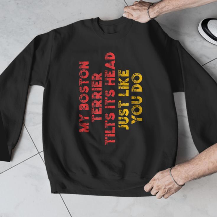 Boston Terrier Mom Dad Dog Lover Owner Women Men Men Graphic Sweatshirt, Mom Gifts, Boston Terrier Dad Gifts, Boston Terrier Mom Gifts, funny design