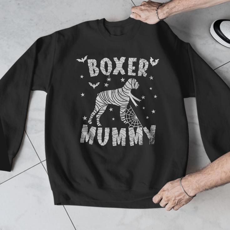 Boxer Dog Mama Halloween Men Graphic Sweatshirt, funny design