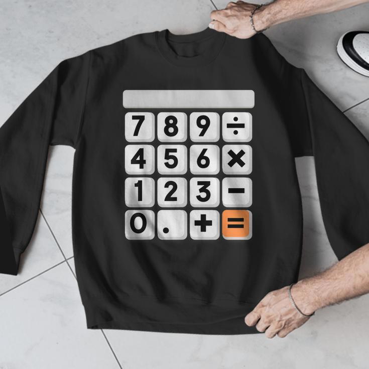 Calculator Easy Halloween Costume For Math Teacher Men Graphic Sweatshirt, funny design