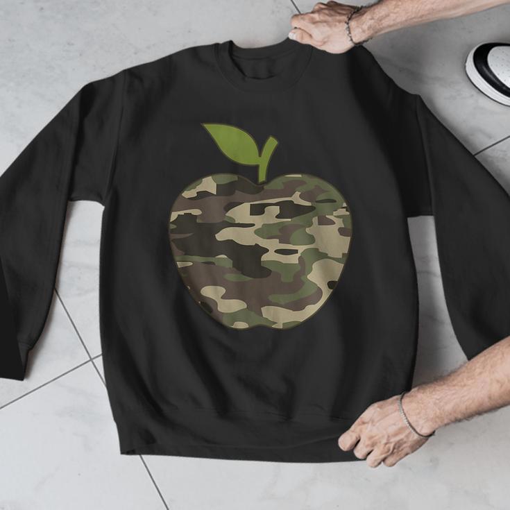 Camo Apple Camouflage Clothing School Student Camo Teacher Men Women Kids Men Graphic Sweatshirt, funny design Camo Apple Camouflage Clothing School Student Camo Teacher Men Women Kids Men Graphic Sweatshirt, funny design