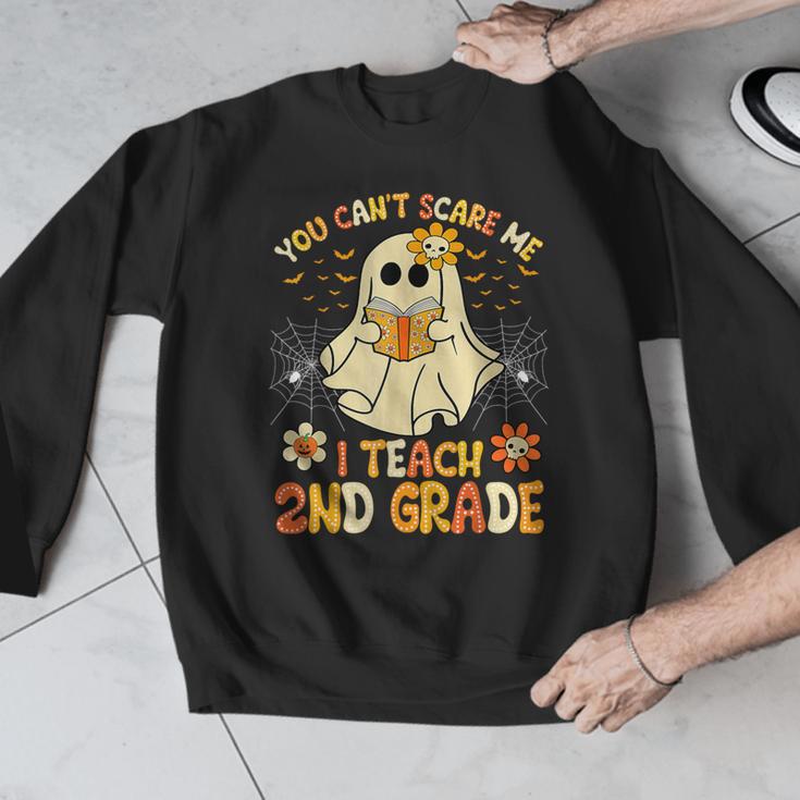 You Can't Scare Me I Teach 2nd Grade Halloween Teacher Ghost Men Graphic Sweatshirt, 2nd Grade Teacher Gifts, funny design You Can't Scare Me I Teach 2nd Grade Halloween Teacher Ghost Men Graphic Sweatshirt, 2nd Grade Teacher Gifts, funny design