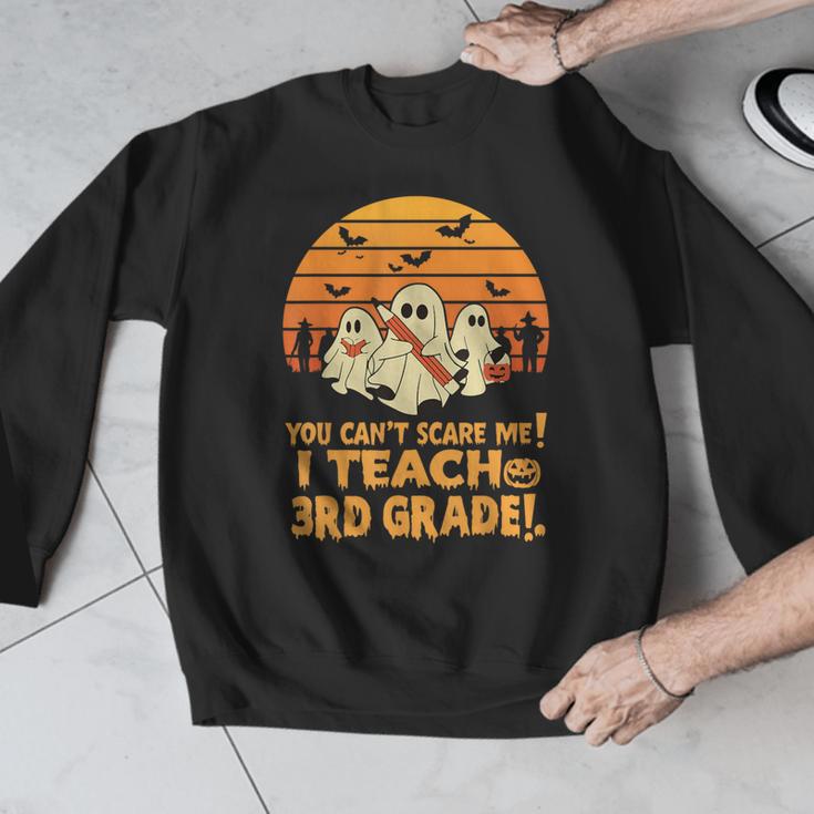 You Can't Scare Me I Teach 3rd Grade Teacher Halloween Men Women Kids Men Graphic Sweatshirt, funny design