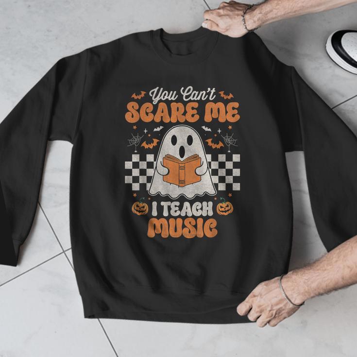 You Can't Scare Me I Teach Music Retro Teacher Halloween Men Graphic Sweatshirt, funny design You Can't Scare Me I Teach Music Retro Teacher Halloween Men Graphic Sweatshirt, funny design