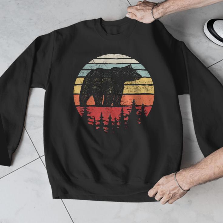 Catch Some Rays Vintage Retro Grizzly Bear Men Graphic Sweatshirt, funny design