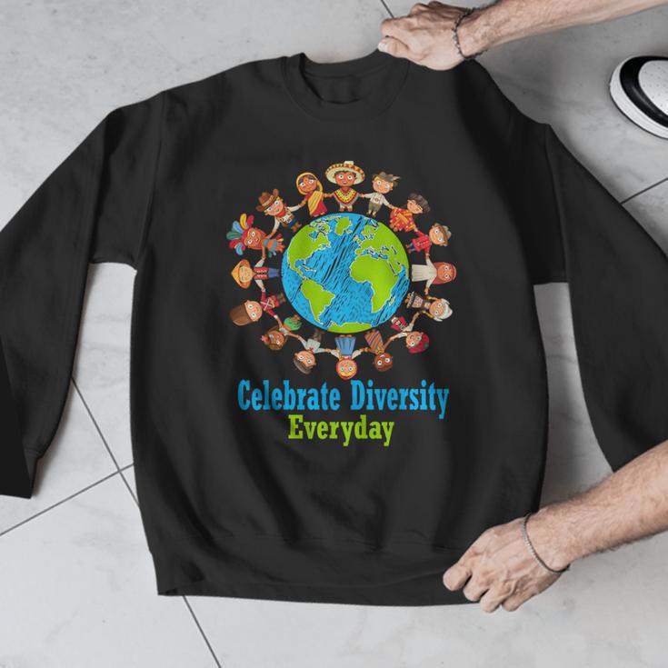Celebrate Diversity Everyday Teachers & School Student Men Graphic Sweatshirt, funny design Celebrate Diversity Everyday Teachers & School Student Men Graphic Sweatshirt, funny design
