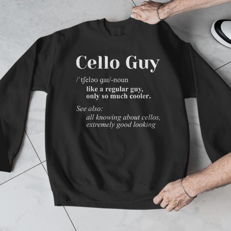 Cello Guy Definition Cello Player Classical Music Teacher Men Graphic Sweatshirt, funny design Cello Guy Definition Cello Player Classical Music Teacher Men Graphic Sweatshirt, funny design