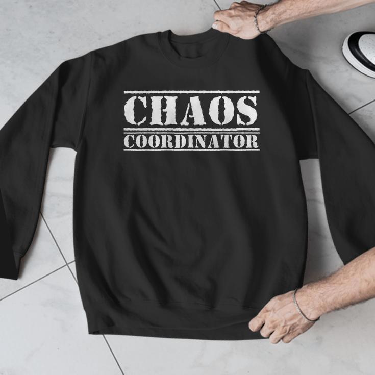 Chaos Coordinator Teacher Mom & Parents Men Graphic Sweatshirt, funny design
