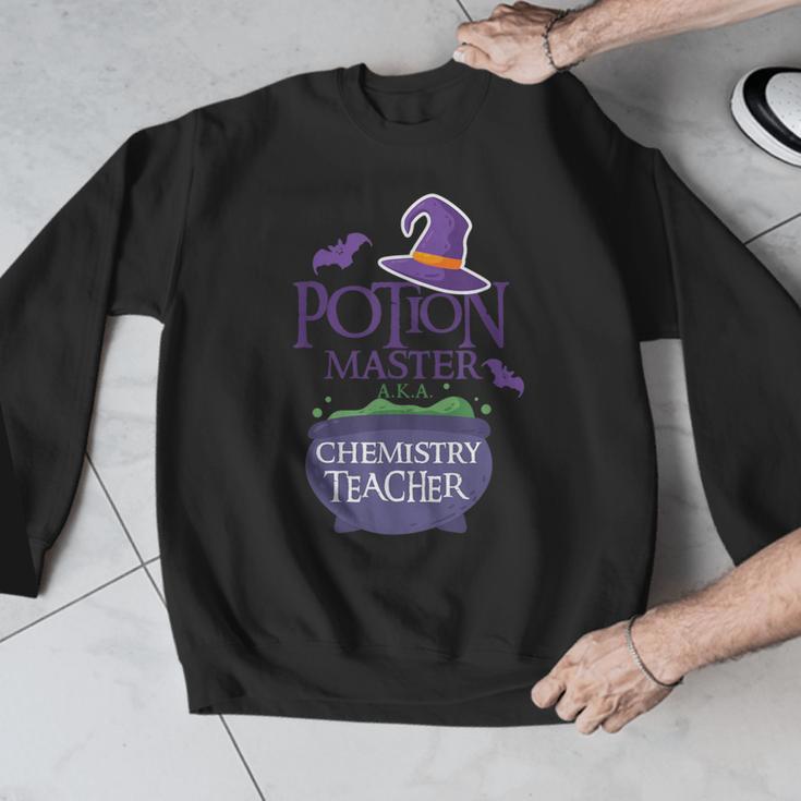Chemistry Teacher Halloween Shirt School POTION MASTER Men Graphic Sweatshirt, funny design