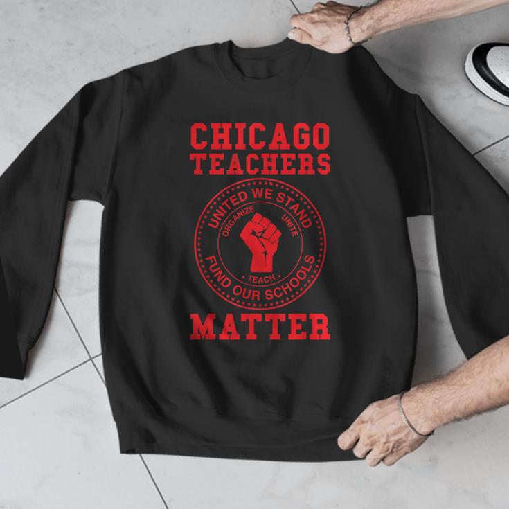 Chicago Teachers Matter Support Union Education Red For Ed Men Graphic Sweatshirt, funny design Chicago Teachers Matter Support Union Education Red For Ed Men Graphic Sweatshirt, funny design