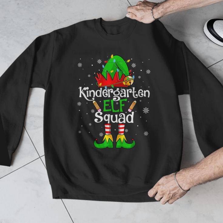 Christmas Kindergarten Elf Squad Teacher Student Men Graphic Sweatshirt, funny design Christmas Kindergarten Elf Squad Teacher Student Men Graphic Sweatshirt, funny design