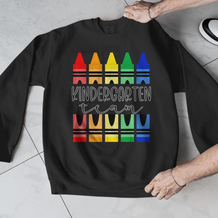 Colorful Crayon Kindergarten Team Tee For Teachers Students Men Women Kids Men Graphic Sweatshirt, funny design Colorful Crayon Kindergarten Team Tee For Teachers Students Men Women Kids Men Graphic Sweatshirt, funny design