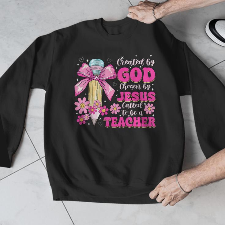 Created By God Called To Teacher Jesus Christian Teacher Men Graphic Sweatshirt, funny design Created By God Called To Teacher Jesus Christian Teacher Men Graphic Sweatshirt, funny design
