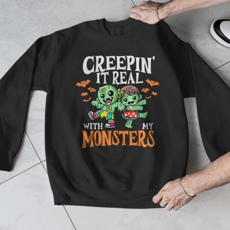Creepin It Real Monster School Teacher Principal Halloween Men Graphic Sweatshirt, funny design Creepin It Real Monster School Teacher Principal Halloween Men Graphic Sweatshirt, funny design