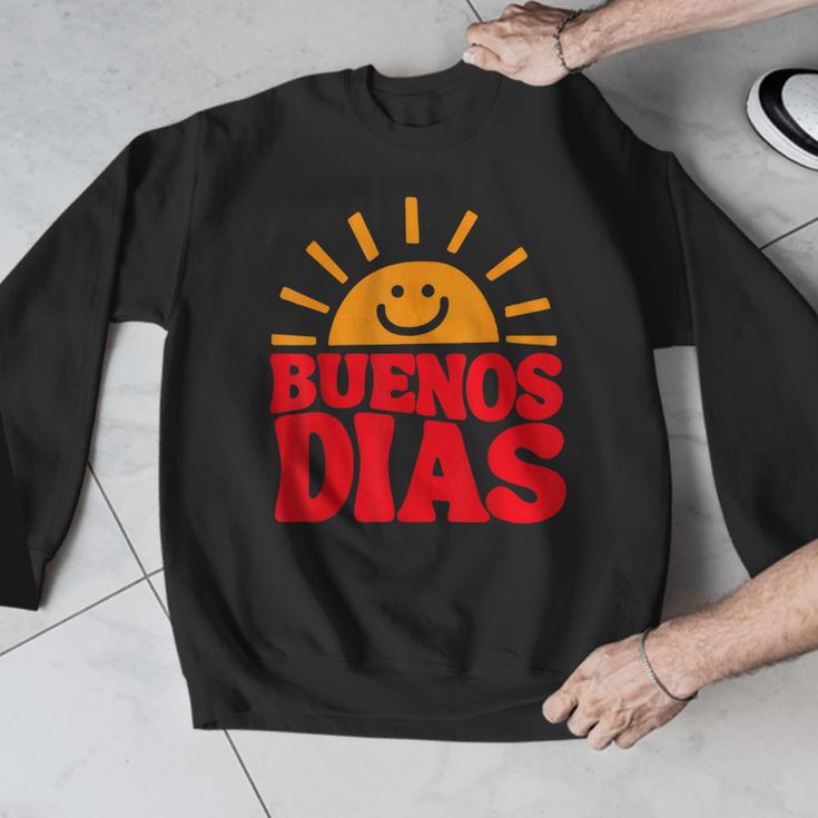 Cute Bilingual Spanish Teacher Buenos Dias Sunshine Men Graphic Sweatshirt, funny design Cute Bilingual Spanish Teacher Buenos Dias Sunshine Men Graphic Sweatshirt, funny design