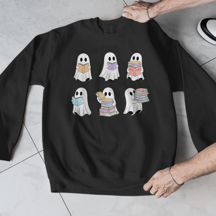 Cute Boo Ghost Reading Books Halloween Librarian Teacher Kid Men Graphic Sweatshirt, funny design Cute Boo Ghost Reading Books Halloween Librarian Teacher Kid Men Graphic Sweatshirt, funny design