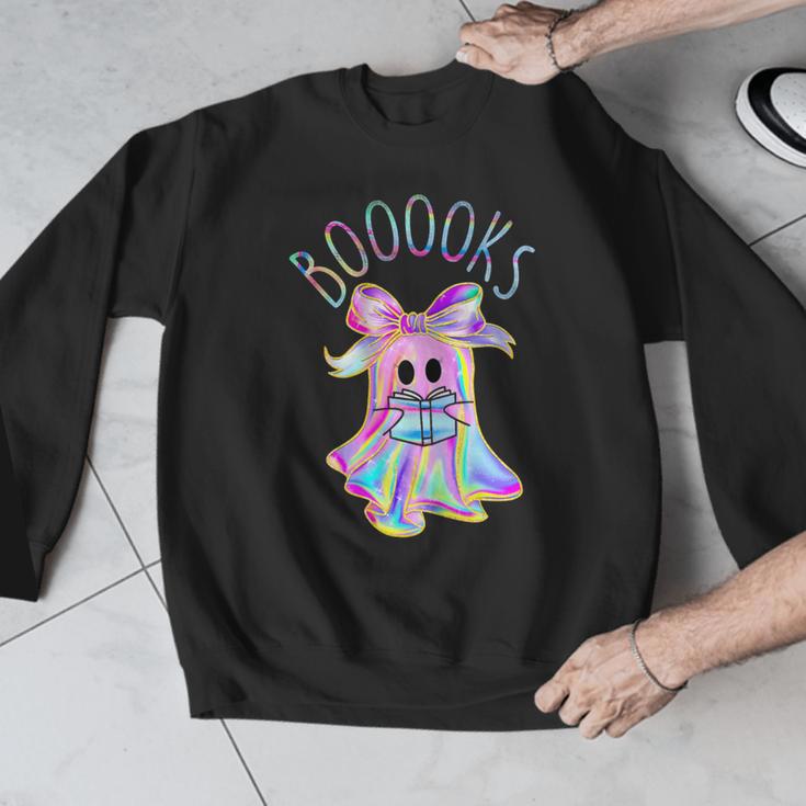 Cute Ghost Book Reading Halloween Teacher Top Girls Women Men Graphic Sweatshirt, funny design Cute Ghost Book Reading Halloween Teacher Top Girls Women Men Graphic Sweatshirt, funny design