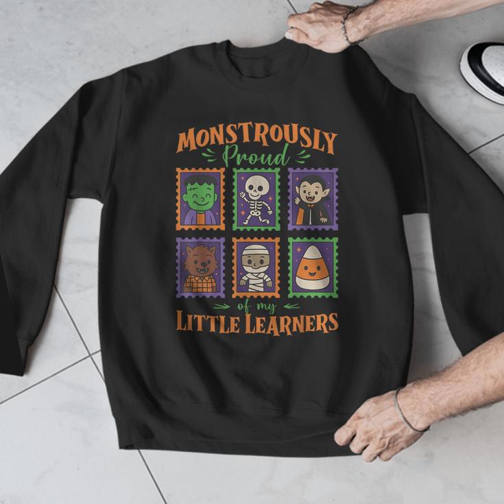 Cute Halloween Teacher Men Graphic Sweatshirt, funny design