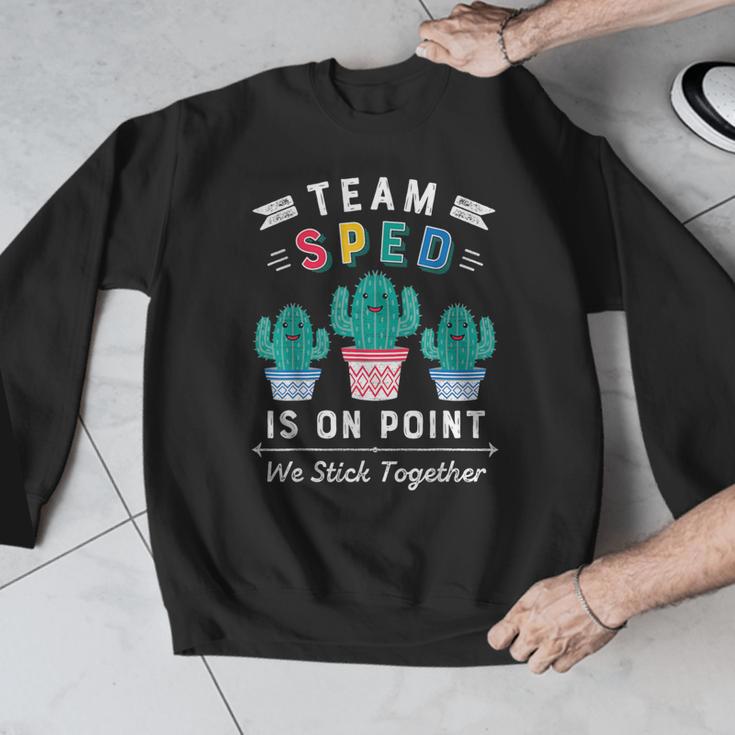 Cute SPED Teacher Special Education Cactus SPED Teacher Men Graphic Sweatshirt, funny design