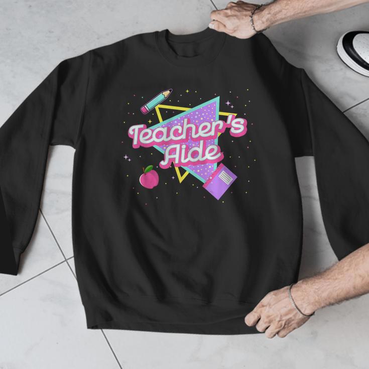 Cute Teacher's Aide Shirt 80's 90's Back To School For Men Women Men Graphic Sweatshirt, funny design