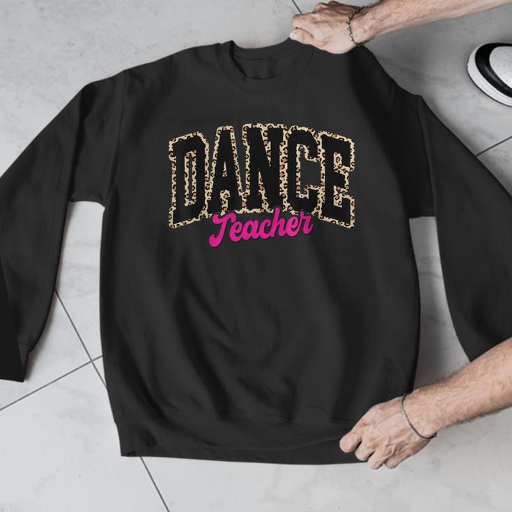 Dance Teacher Leopard Dancing Life Girls Women Dancer Men Graphic Sweatshirt, funny design
