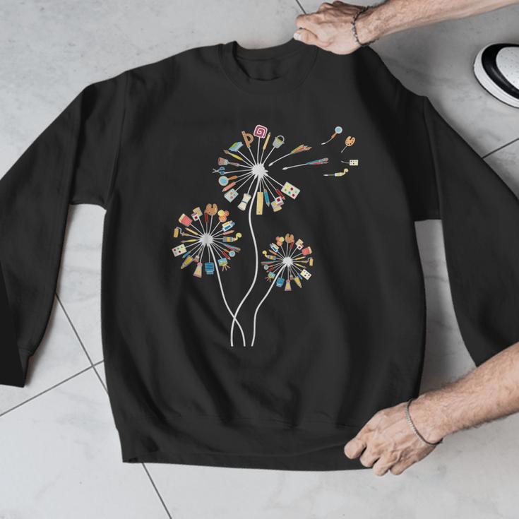 Dandelion Art Shirt For Artist Or Art Teacher Creative Art Men Graphic Sweatshirt, funny design