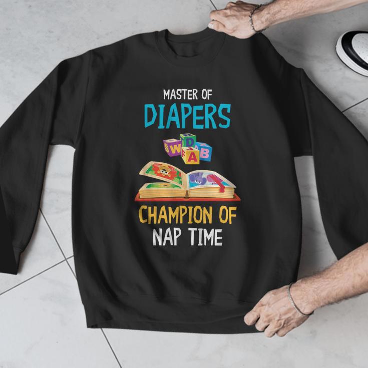 Daycare Provider Master Of Diapers Childcare Teacher Men Graphic Sweatshirt, funny design Daycare Provider Master Of Diapers Childcare Teacher Men Graphic Sweatshirt, funny design