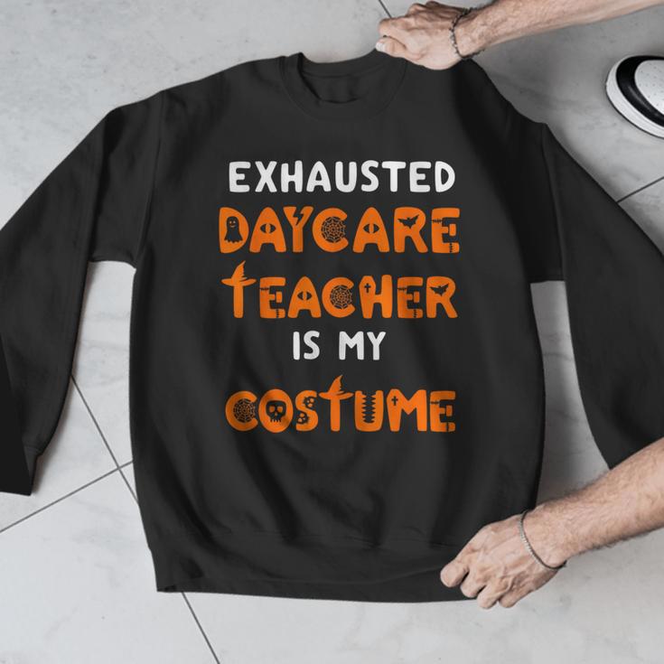 Daycare Teacher Halloween Costume Tired Day Care Shirt Men Graphic Sweatshirt, funny design Daycare Teacher Halloween Costume Tired Day Care Shirt Men Graphic Sweatshirt, funny design