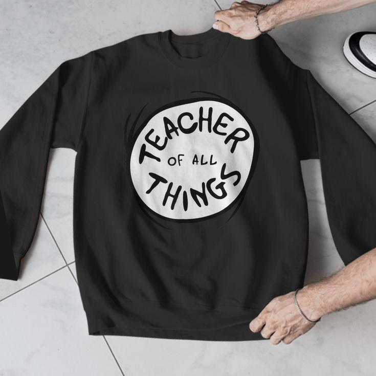 Dr Seuss Teacher Of All Things Red Emblem Men Graphic Sweatshirt, funny design