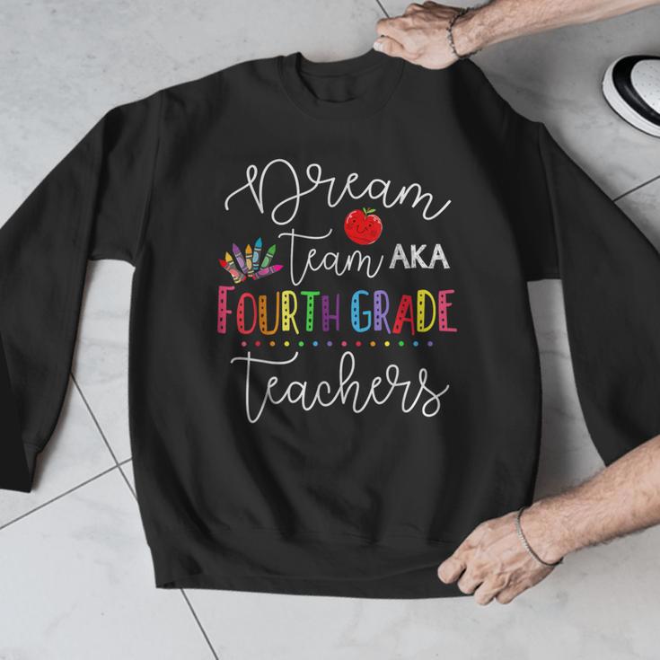 Dream Team Fourth Grade Teachers Back To School 4th Grade Men Graphic Sweatshirt, funny design Dream Team Fourth Grade Teachers Back To School 4th Grade Men Graphic Sweatshirt, funny design