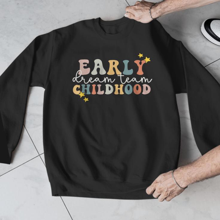Early Childhood Dream Team Daycare Teacher Toddler Teacher Men Graphic Sweatshirt, funny design
