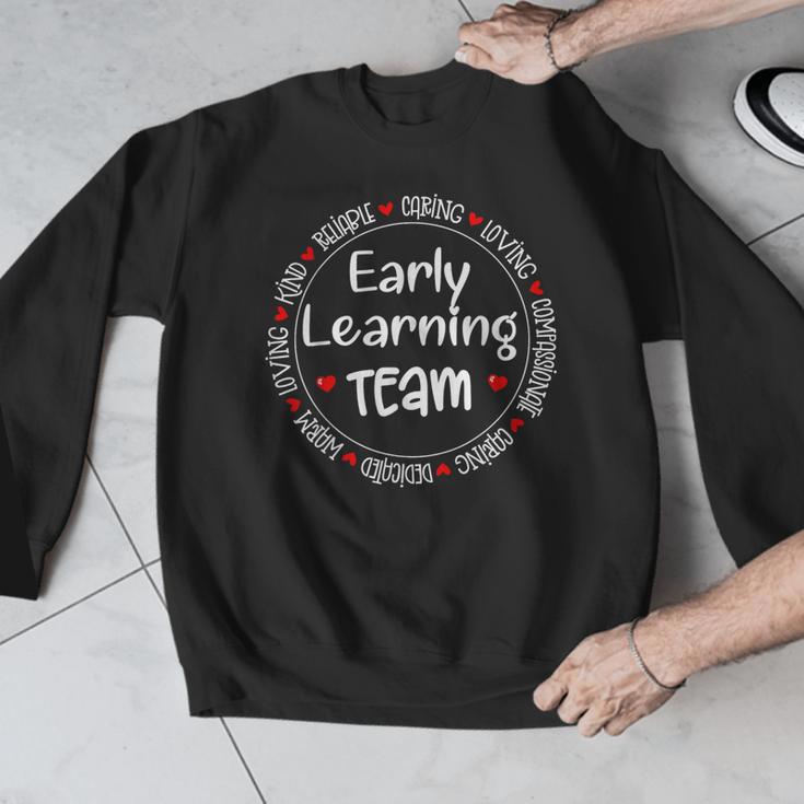 Early Learning TEAM Preschool Teacher Early Learners Crew Men Graphic Sweatshirt, funny design