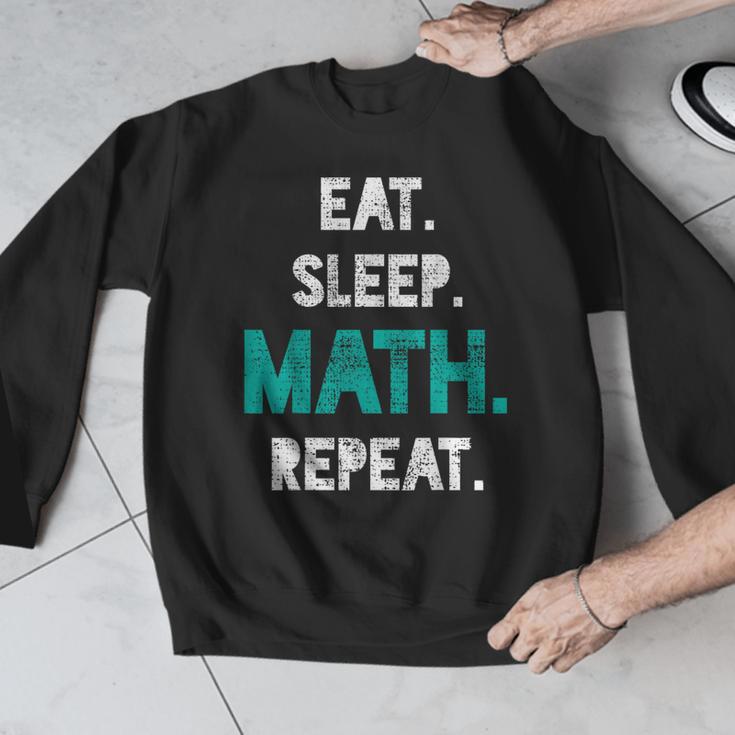 Eat Sleep Math Repeat Math Teacher Men Women Girls Kids Men Graphic Sweatshirt, funny design