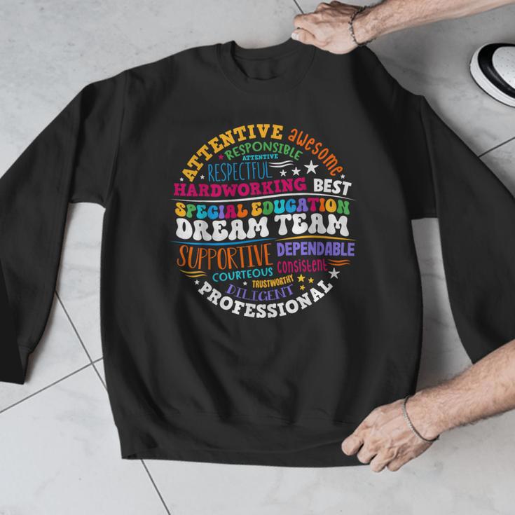 Educators Special Ed Teacher Special Education Dream Team Men Graphic Sweatshirt, funny design Educators Special Ed Teacher Special Education Dream Team Men Graphic Sweatshirt, funny design