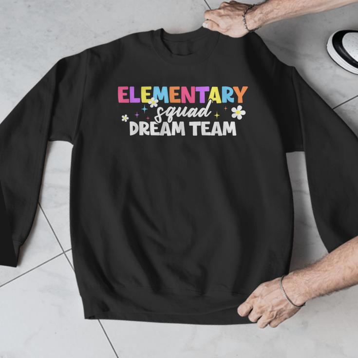 Elementary Squad Dream Team Teacher Student Back To School Men Graphic Sweatshirt, funny design Elementary Squad Dream Team Teacher Student Back To School Men Graphic Sweatshirt, funny design