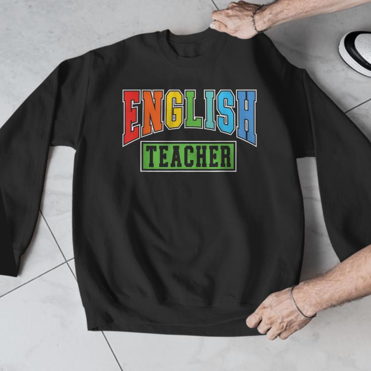 English Teacher Men Women Grammar Class English Teacher Men Graphic Sweatshirt, English Teacher Gifts, funny design
