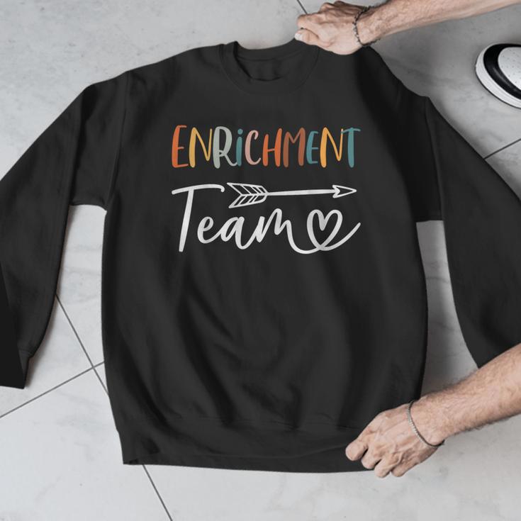Enrichment Team Enrichment Coordinator Teacher Squad Men Graphic Sweatshirt, funny design Enrichment Team Enrichment Coordinator Teacher Squad Men Graphic Sweatshirt, funny design