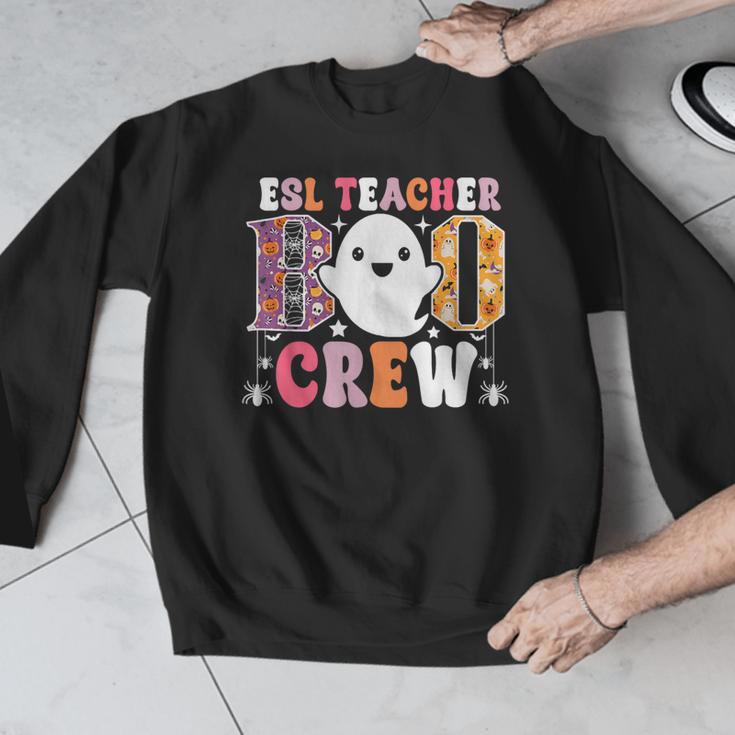 ESL Teacher Boo Crew Halloween Costume Men Graphic Sweatshirt, Esl Teacher Gifts, funny design ESL Teacher Boo Crew Halloween Costume Men Graphic Sweatshirt, Esl Teacher Gifts, funny design