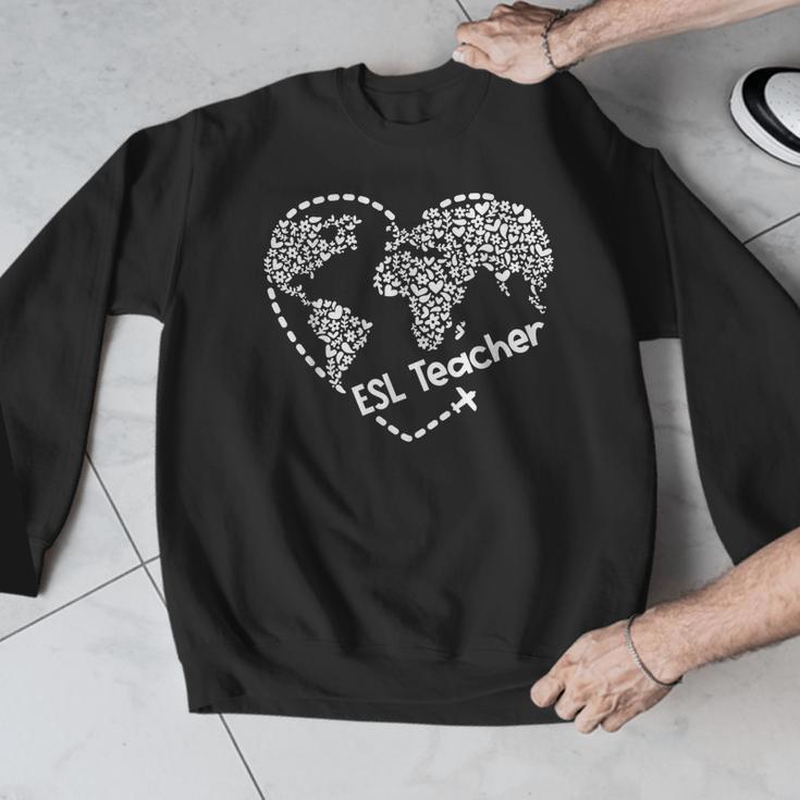 ESL Teacher ESOL Student Cute Heart Shape English Teacher Men Graphic Sweatshirt, Esl Teacher Gifts, English Teacher Gifts, funny design ESL Teacher ESOL Student Cute Heart Shape English Teacher Men Graphic Sweatshirt, Esl Teacher Gifts, English Teacher Gifts, funny design