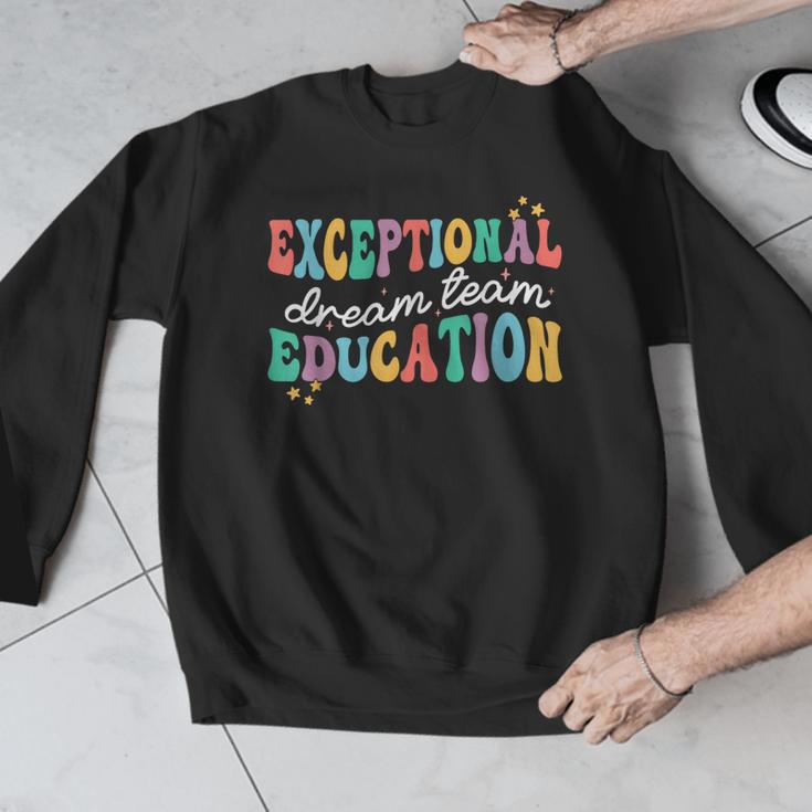 Exceptional Education Dream Team SPED ESE Teacher Autism Men Graphic Sweatshirt, funny design