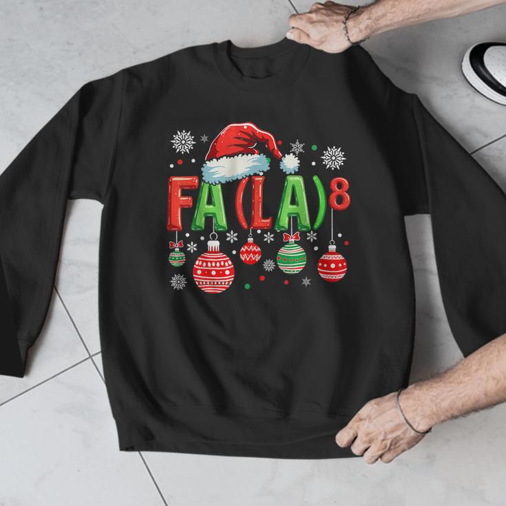 FA LA 8 Christmas Santa FA La Math Teacher Student Men Graphic Sweatshirt, funny design FA LA 8 Christmas Santa FA La Math Teacher Student Men Graphic Sweatshirt, funny design