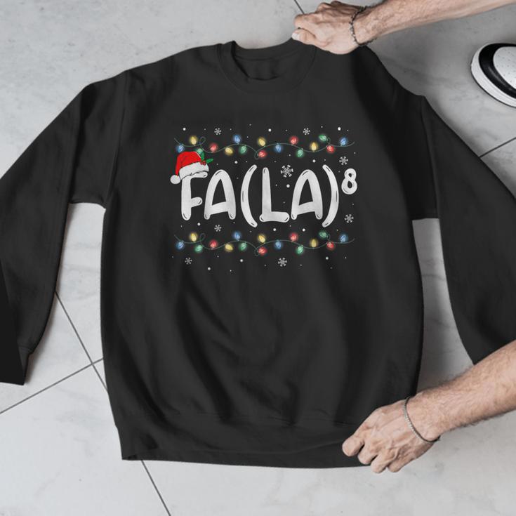 FA LA8 Christmas Santa Fa La Math Teacher Men Women Men Graphic Sweatshirt, funny design