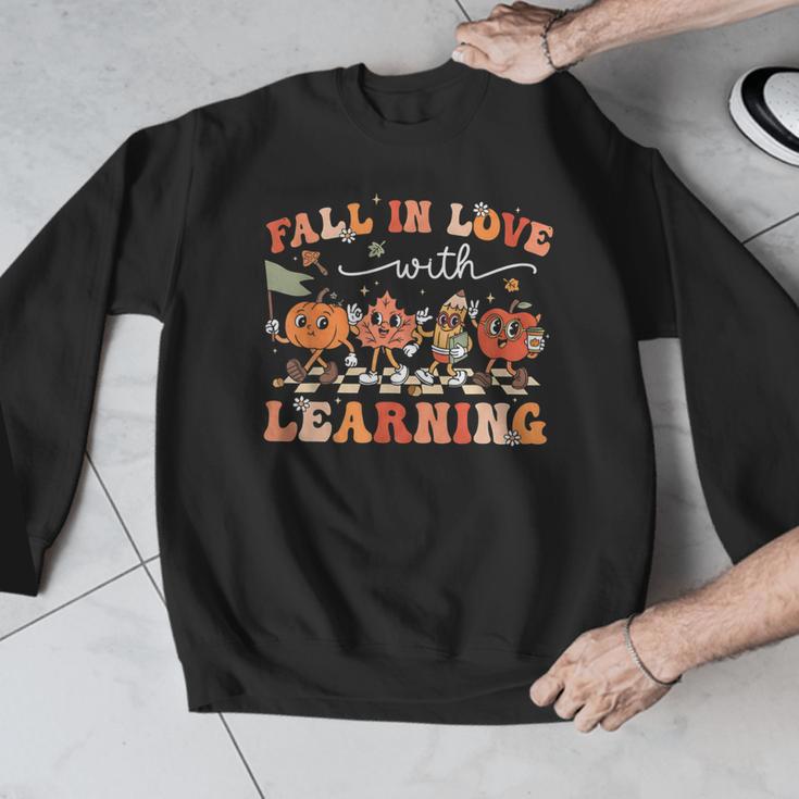 Fall In Love With Learning Autumn Teacher Thanksgiving Men Graphic Sweatshirt, funny design Fall In Love With Learning Autumn Teacher Thanksgiving Men Graphic Sweatshirt, funny design