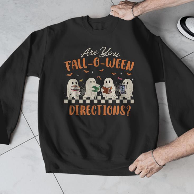 Are You Fall-O-Ween Directions Halloween TeacherGhost Book Men Graphic Sweatshirt, funny design Are You Fall-O-Ween Directions Halloween TeacherGhost Book Men Graphic Sweatshirt, funny design
