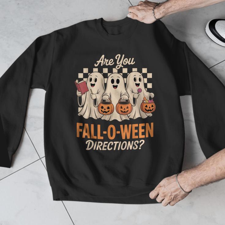 Are You Fall O Ween Directions Teacher Halloween Boo Ghost Men Graphic Sweatshirt, funny design Are You Fall O Ween Directions Teacher Halloween Boo Ghost Men Graphic Sweatshirt, funny design