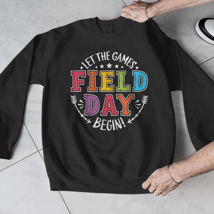Field Day 2024 Let The Games Begin Teacher Kids Girls Boys Men Graphic Sweatshirt, funny design Field Day 2024 Let The Games Begin Teacher Kids Girls Boys Men Graphic Sweatshirt, funny design