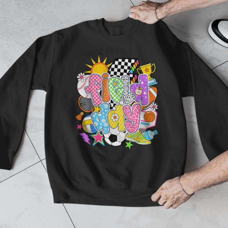 Field Day Fun Day Let The Games Begin Field Trip Teacher Kid Men Graphic Sweatshirt, funny design Field Day Fun Day Let The Games Begin Field Trip Teacher Kid Men Graphic Sweatshirt, funny design