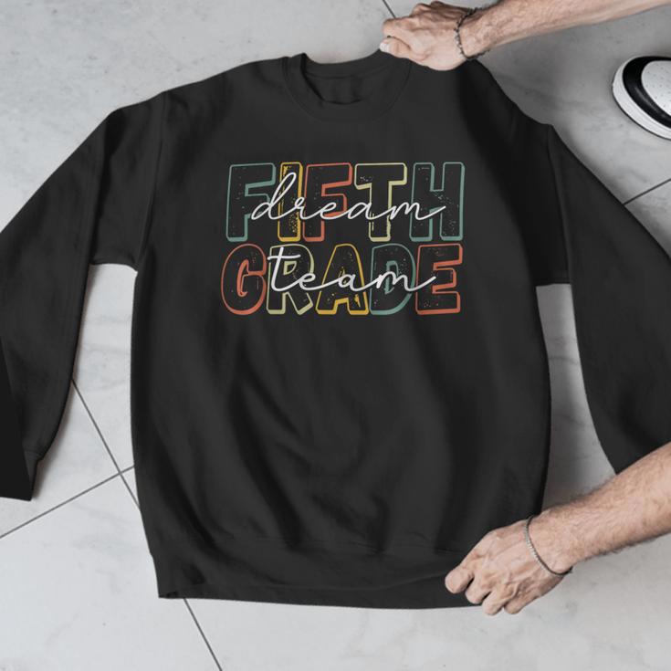 Fifth Grade Dream Team 5th Grade First Day Of School Teacher Men Graphic Sweatshirt, First Grade Teacher Gifts, funny design Fifth Grade Dream Team 5th Grade First Day Of School Teacher Men Graphic Sweatshirt, First Grade Teacher Gifts, funny design
